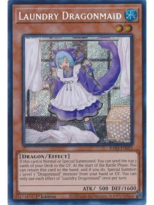 Laundry Dragonmaid - RA03-EN021 - Secret Rare 1st Edition