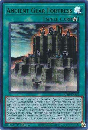 Ancient Gear Fortress - RA03-EN062 - Ultra Rare 1st Edition