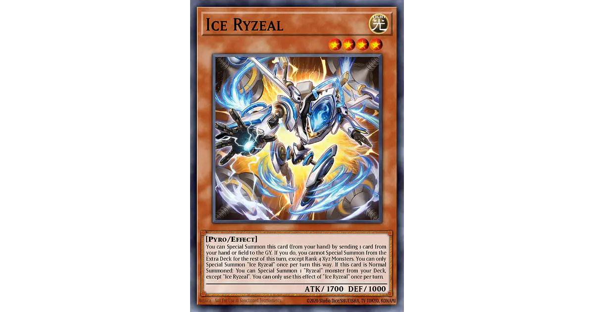 Ice Ryzeal - CRBR-EN003 - Ultra Rare 1st Edition