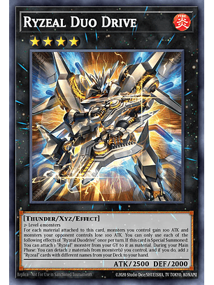 Ryzeal Duo Drive - CRBR-EN006 - Ultra Rare 1st Edition