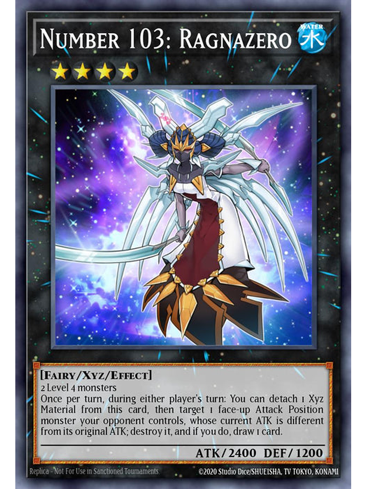 Number 103: Ragnazero - CRBR-EN011 - Super Rare 1st Edition 1