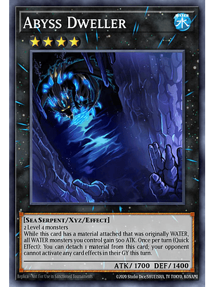 Abyss Dweller - CRBR-EN012 - Rare 1st Edition