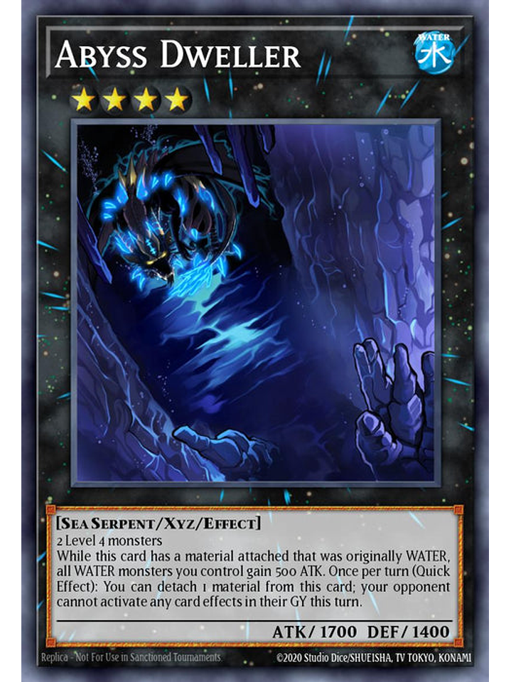 Abyss Dweller - CRBR-EN012 - Rare 1st Edition 1