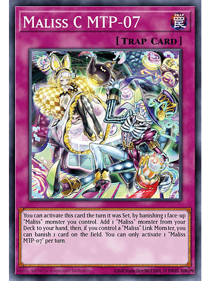 Maliss C MTP 07 - CRBR-EN022 - Ultra Rare 1st Edition