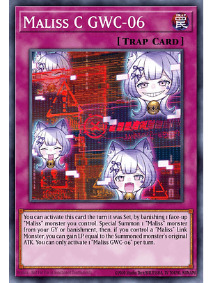 Maliss C GWC 06 - CRBR-EN023 - Super Rare 1st Edition