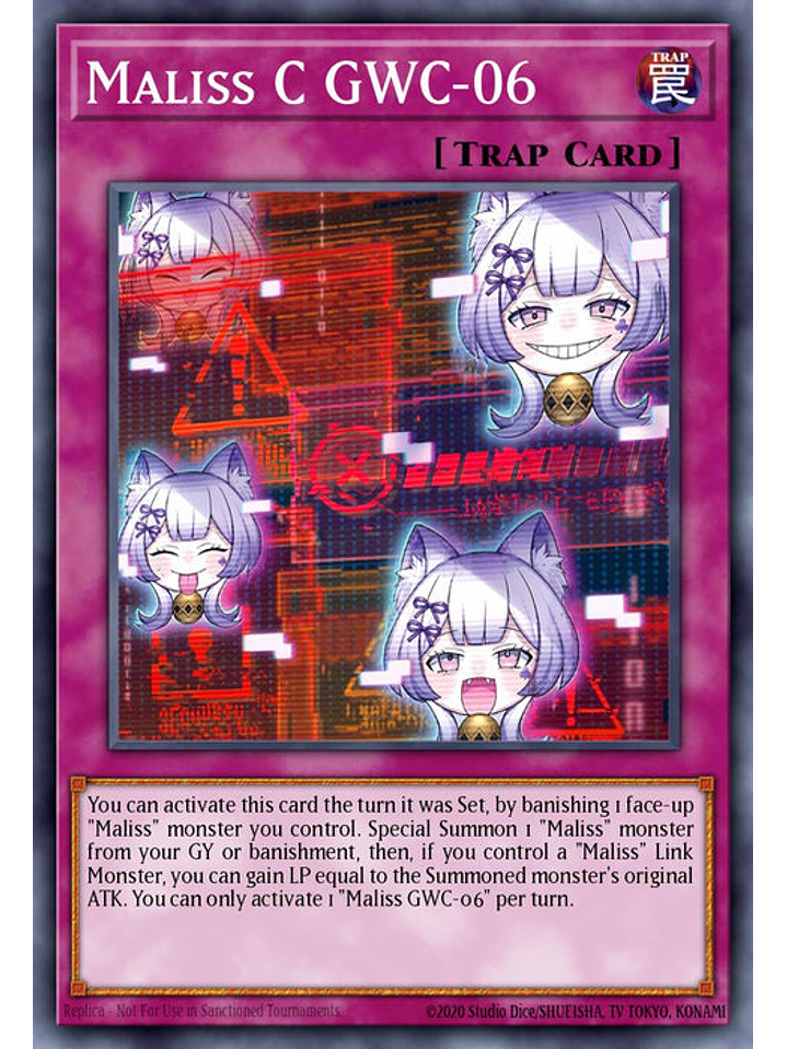 Maliss C GWC 06 - CRBR-EN023 - Super Rare 1st Edition 1