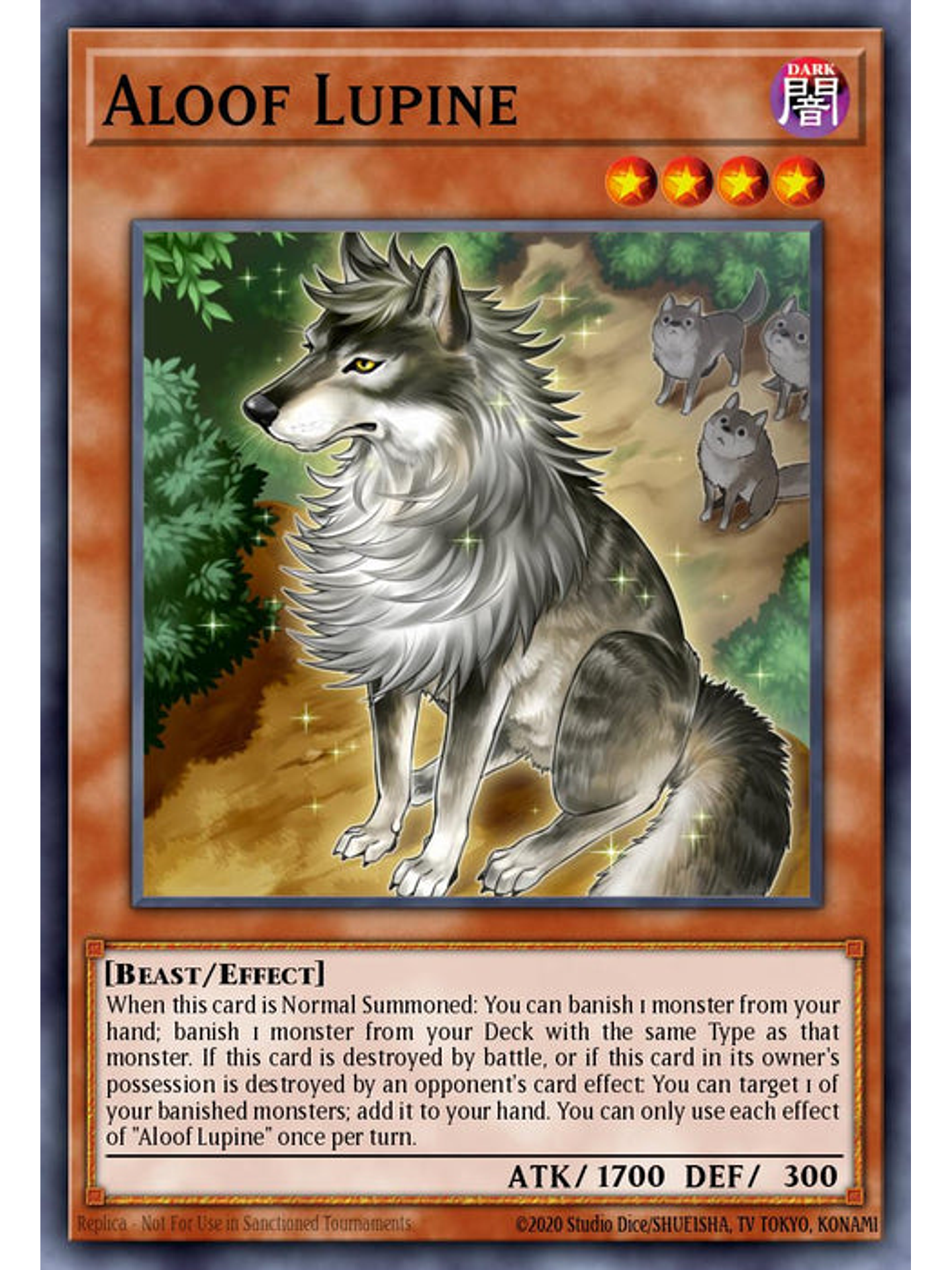 Aloof Lupine - CRBR-EN026 - Rare 1st Edition 1