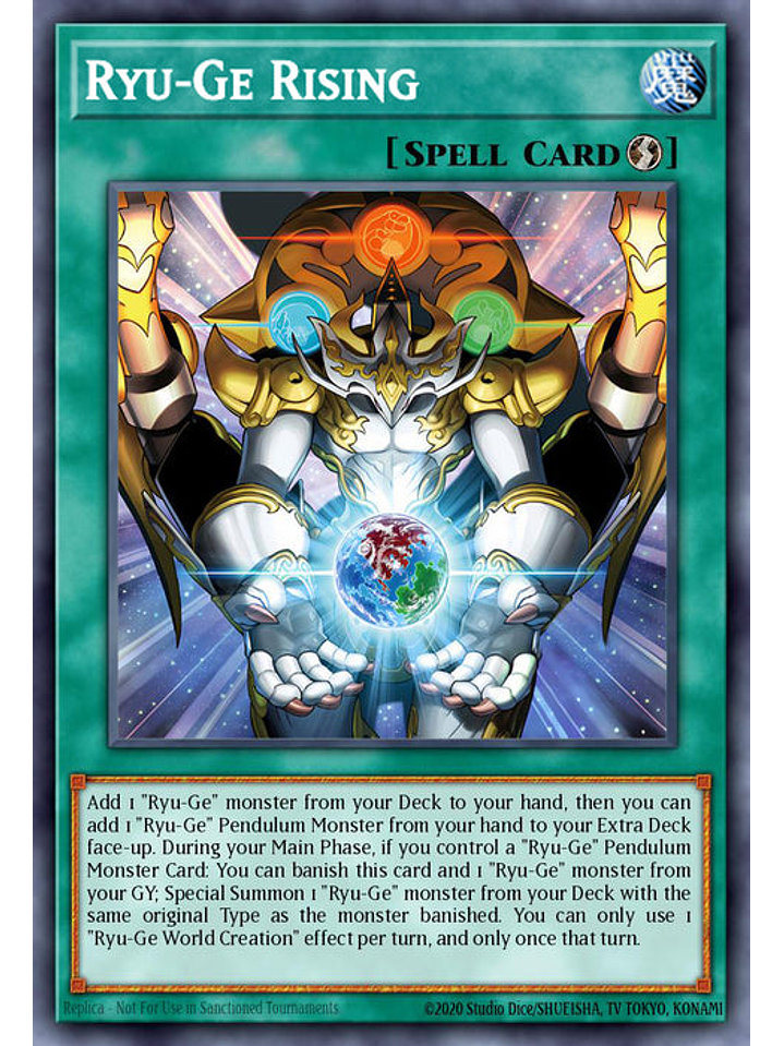 Ryu-Ge Rising - CRBR-EN035 - Rare 1st Edition 1