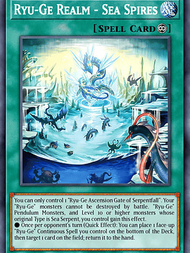 Ryu-Ge Realm - Sea Spires - CRBR-EN038 - Rare 1st Edition