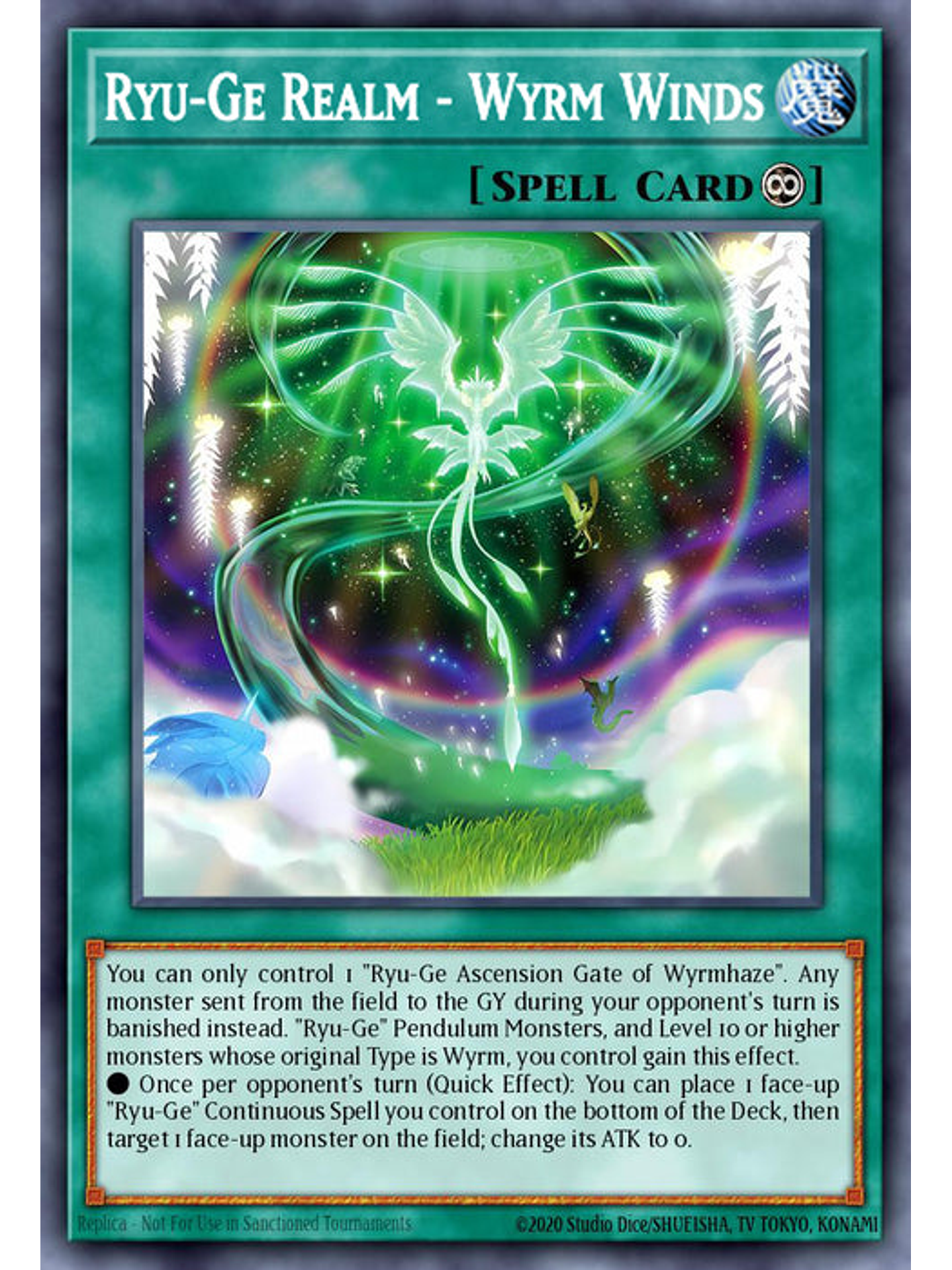 Ryu-Ge Realm - Wyrm Winds - CRBR-EN039 - Super Rare 1st Edition 1