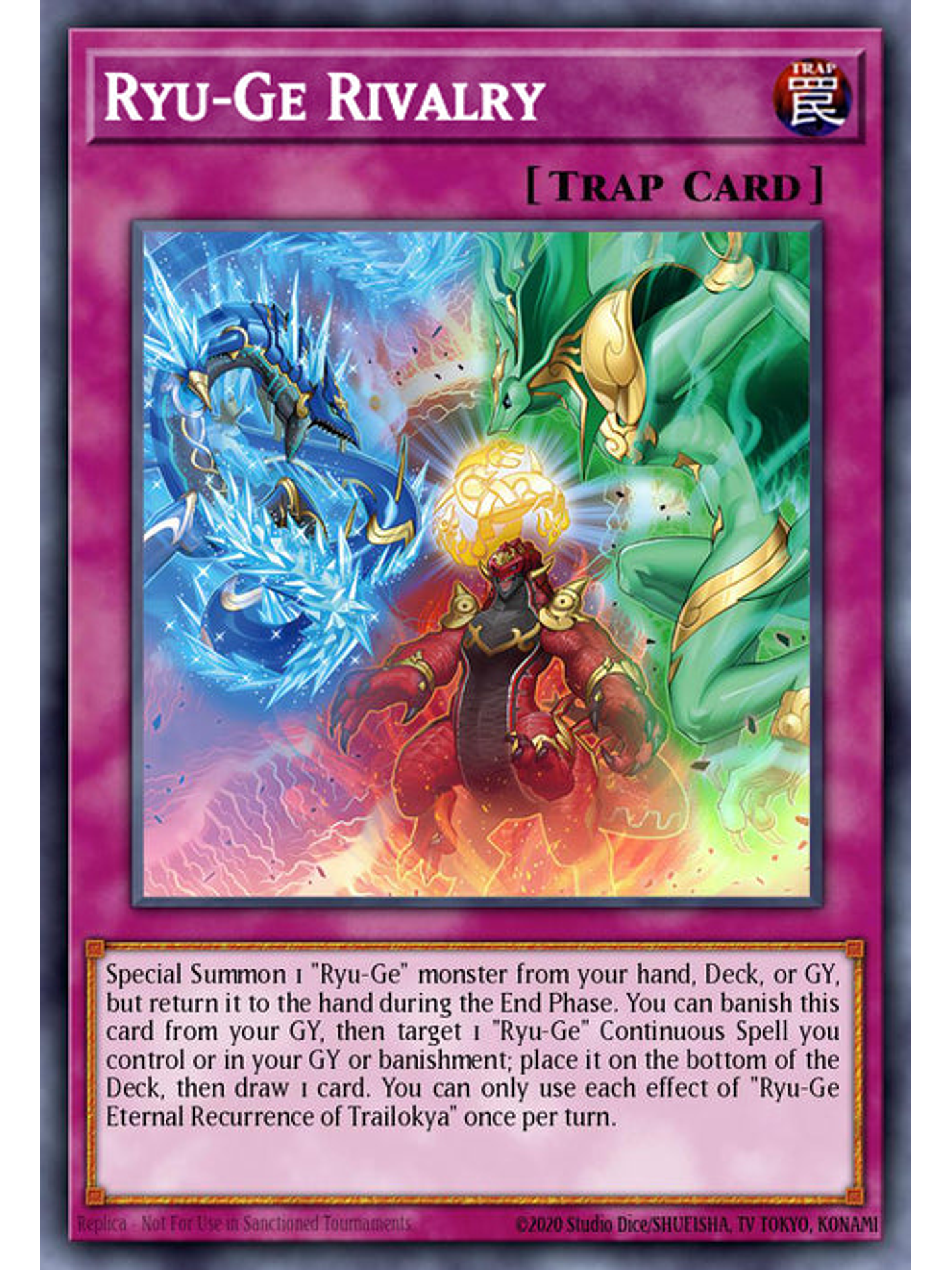 Ryu-Ge Rivalry - CRBR-EN040 - Super Rare 1st Edition 1