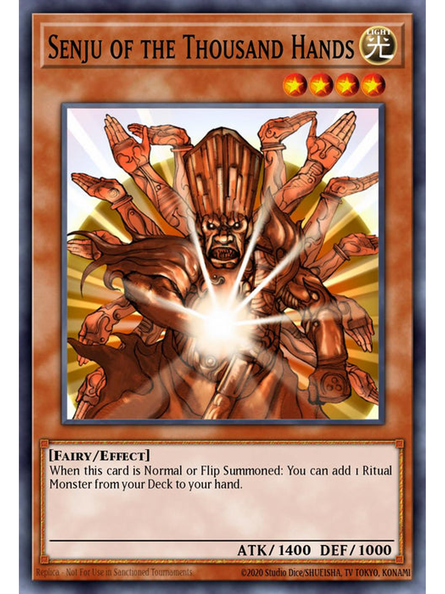 Senju of the Thousand Hands - CRBR-EN041 - Rare 1st Edition 1