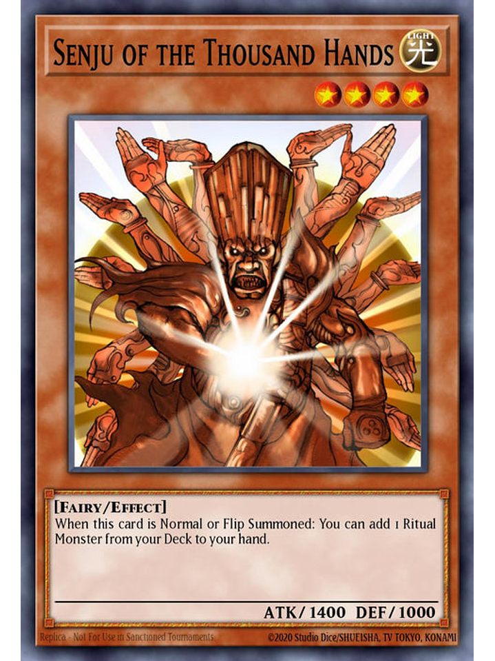 Senju of the Thousand Hands - CRBR-EN041 - Super Rare 1st Edition 1