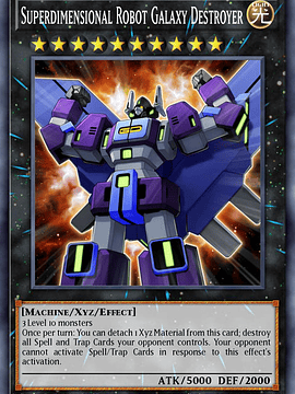 Superdimensional Robot Galaxy Destroyer - CRBR-EN043 - Rare 1st Edition