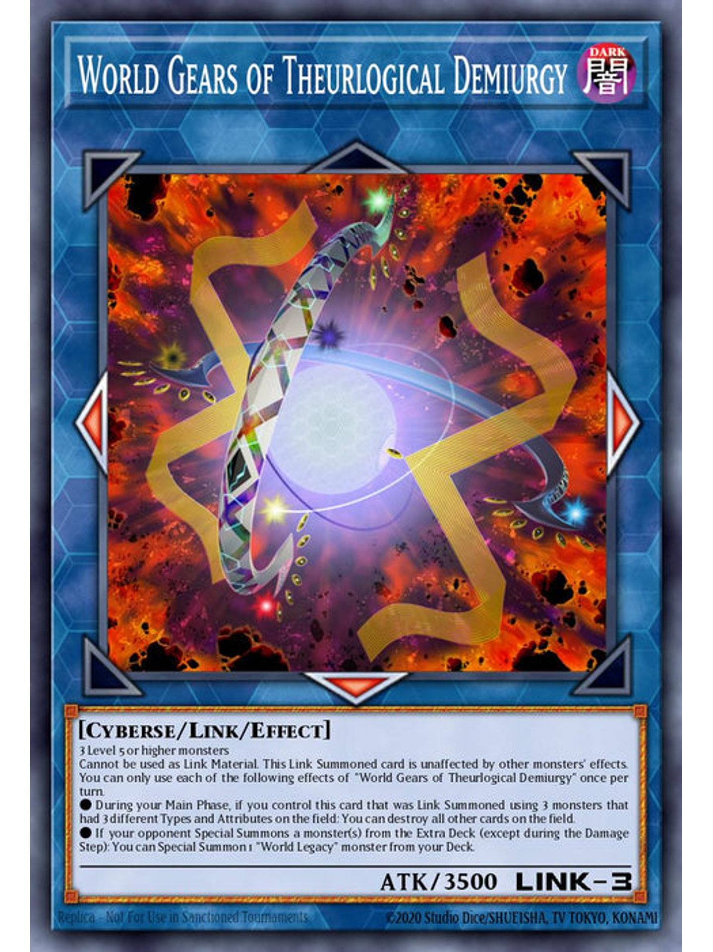 World Gears of Theurlogical Demiurgy - CRBR-EN044 - Rare 1st Edition 1