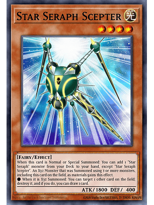 Star Seraph Scepter - CRBR-EN045 - Rare 1st Edition