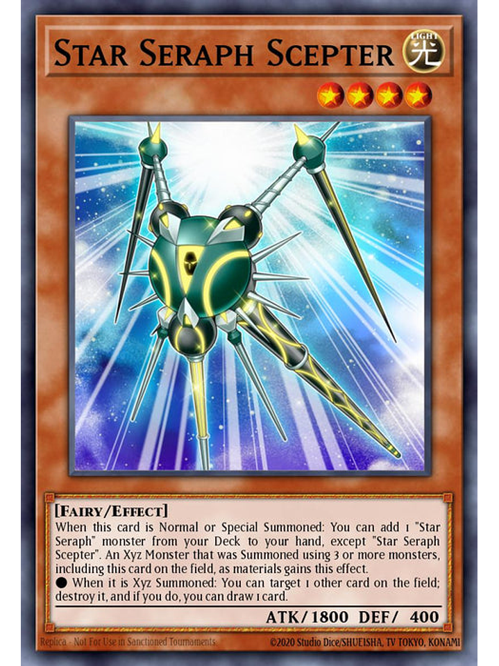 Star Seraph Scepter - CRBR-EN045 - Rare 1st Edition 1