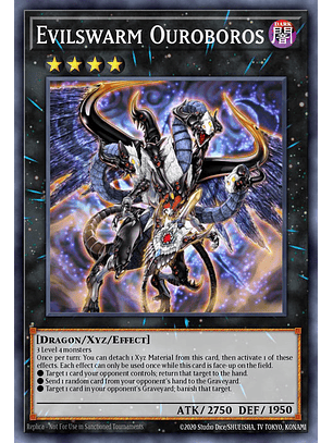 Evilswarm Ouroboros - CRBR-EN047 - Super Rare 1st Edition