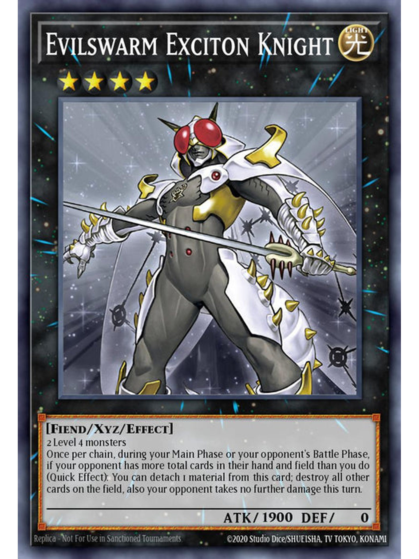 Evilswarm Exciton Knight - CRBR-EN048 - Rare 1st Edition 1