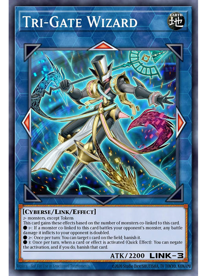 Tri-Gate Wizard - CRBR-EN050 - Rare 1st Edition 1