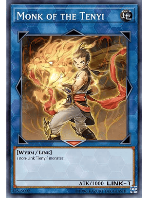 Monk of the Tenyi - CRBR-EN056 - Super Rare 1st Edition