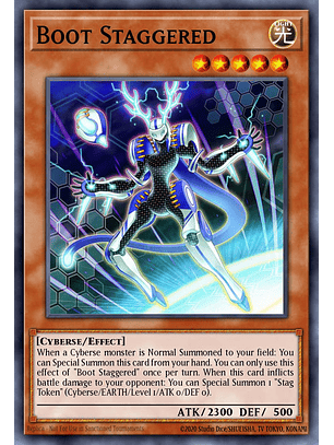 Boot Staggered - CRBR-EN057 - Super Rare 1st Edition