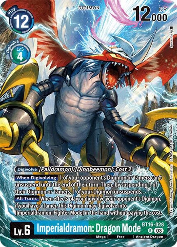 BT16-028 (Alternate Art) Imperialdramon: Dragon Mode