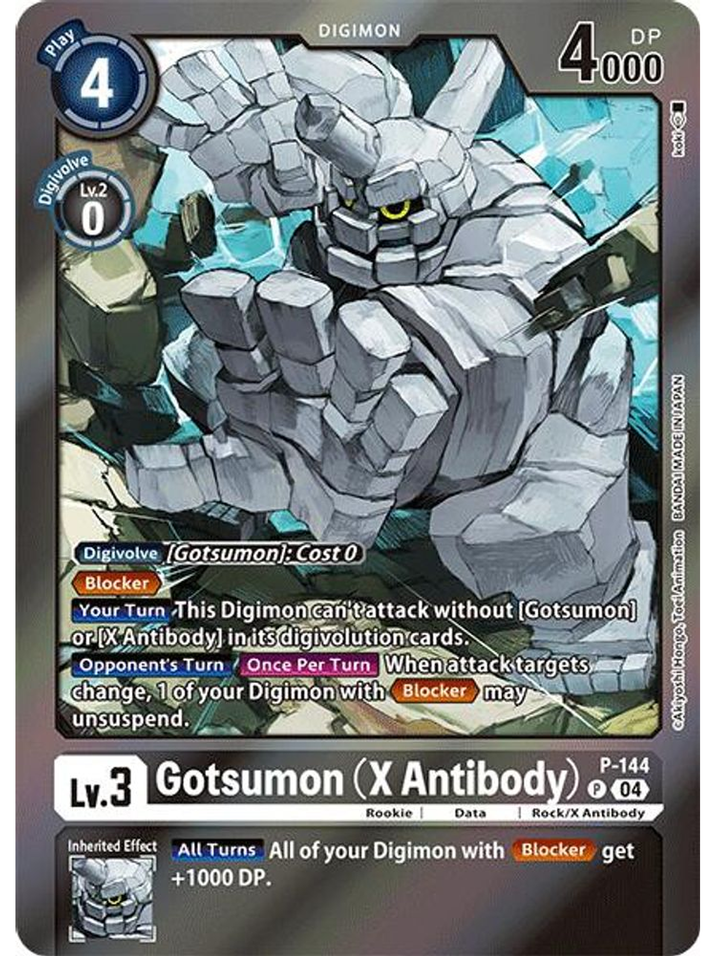 P-144 (Alternate Art) Gotsumon (X Antibody) 1