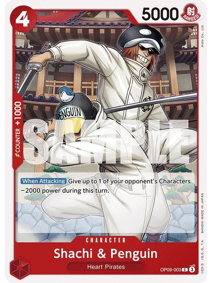 OP09-003 C Shachi & Penguin 1