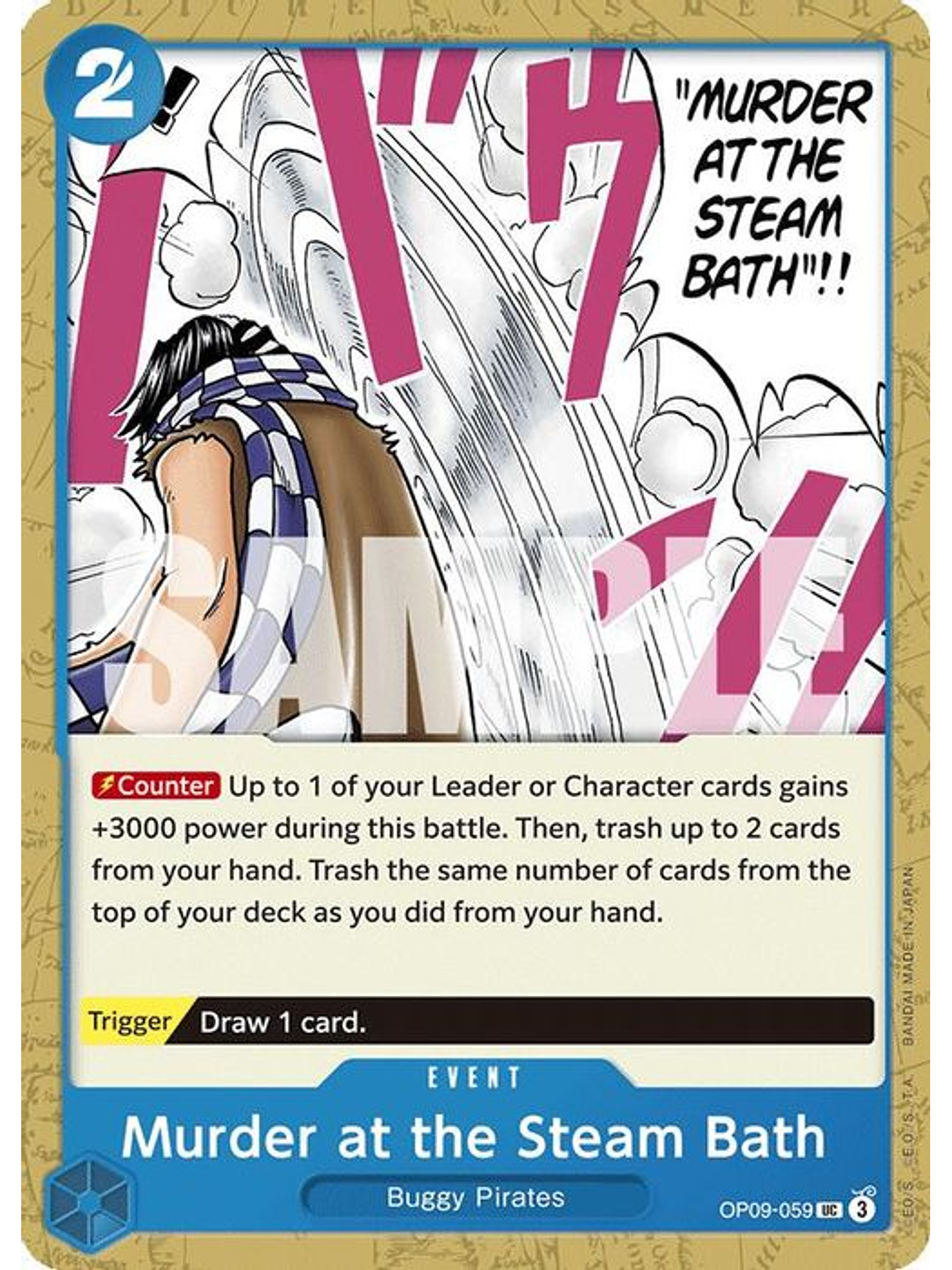 OP09-059 U Murder at the Steam Bath 1