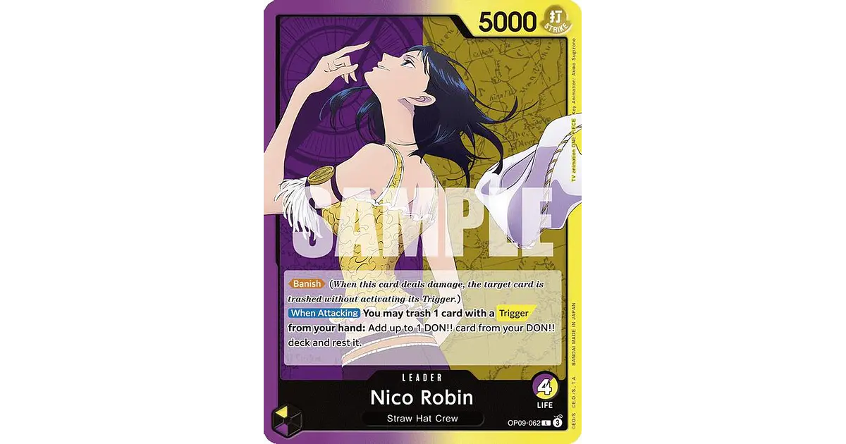 OP09-062 L Nico Robin (062)