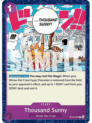 OP09-080 C Thousand Sunny