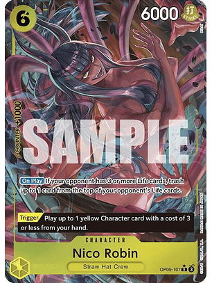 OP09-107 (Alternate Art) Nico Robin (107)