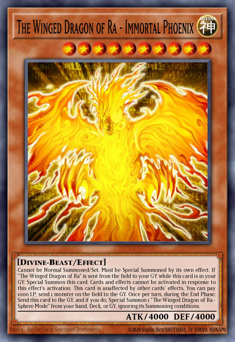 The Winged Dragon of Ra - Immortal Phoenix - SBC2-END02 - Prismatic Secret Rare 1st Edition