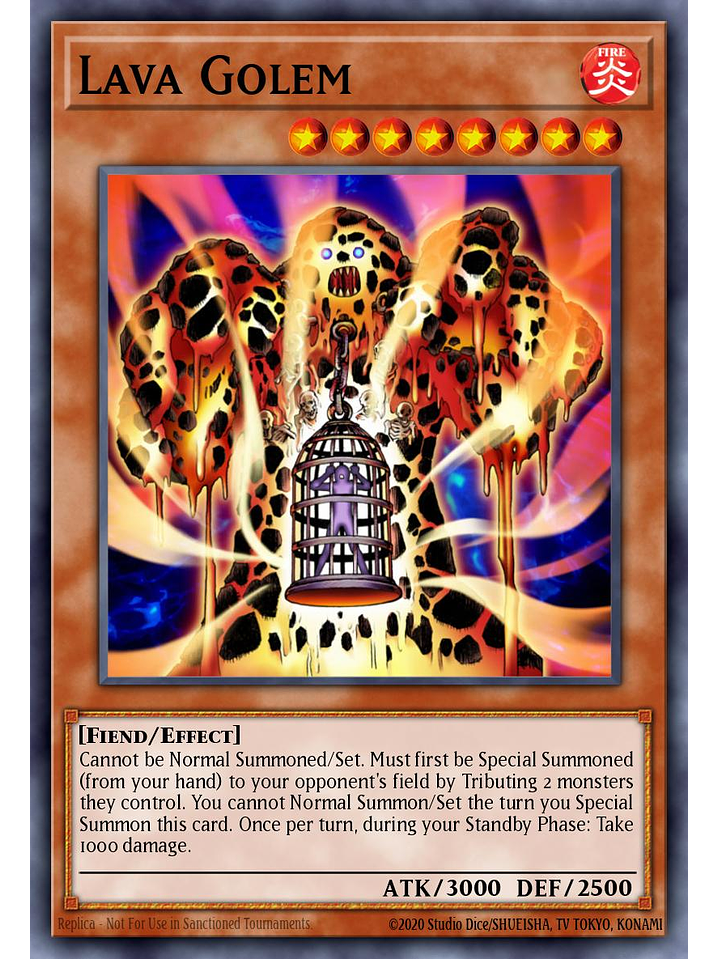 Lava Golem - SBC2-END09 - Prismatic Secret Rare 1st Edition 1