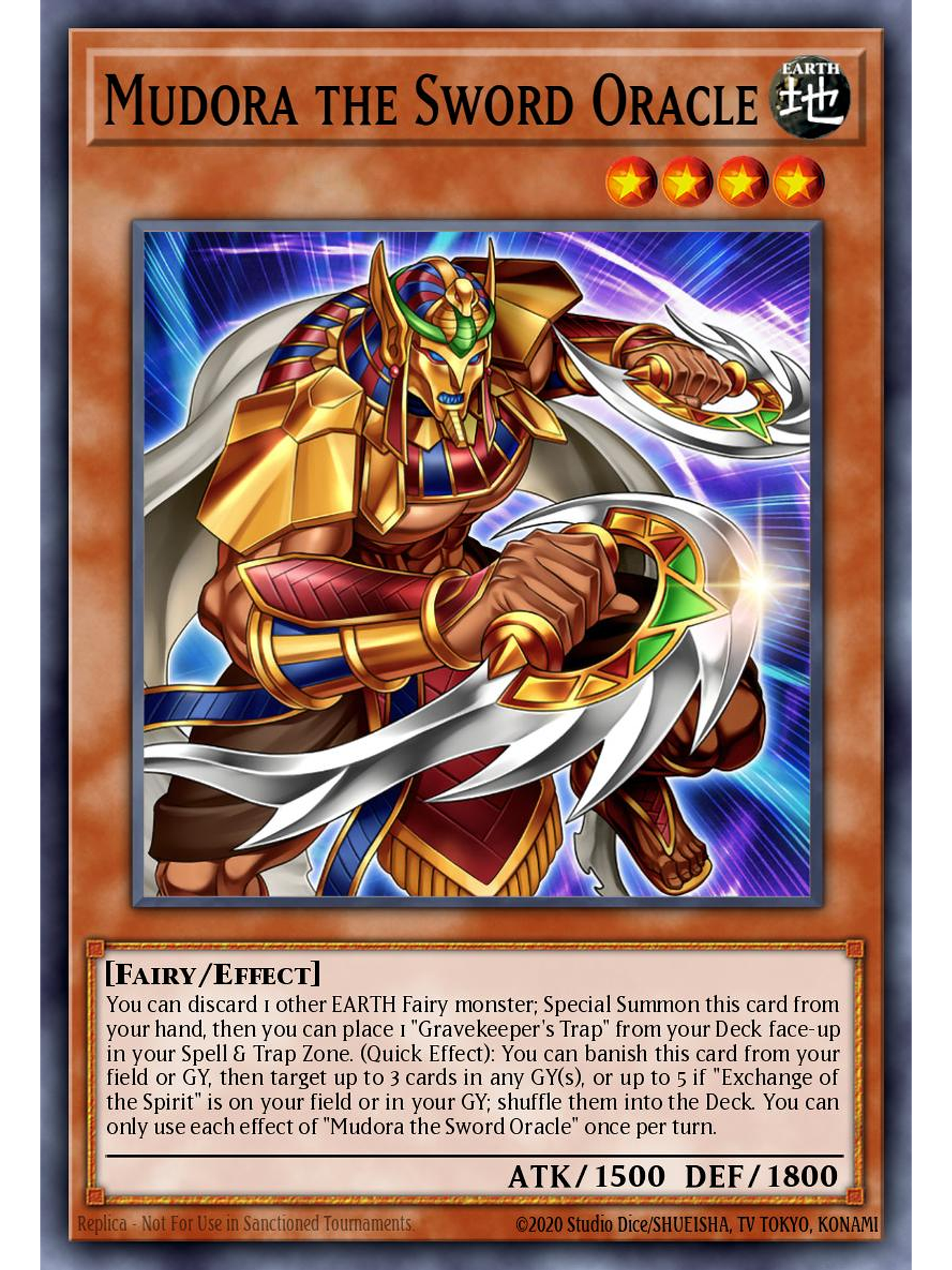 Mudora the Sword Oracle - SBC2-ENF01 - Prismatic Secret Rare 1st Edition 1