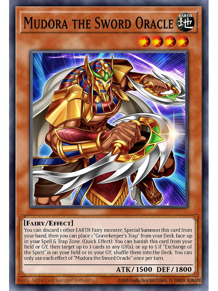 Mudora the Sword Oracle - SBC2-ENF01 - Prismatic Secret Rare 1st Edition 1