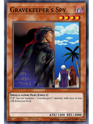 Gravekeeper's Spy - SBC2-ENF10 - Prismatic Secret Rare 1st Edition