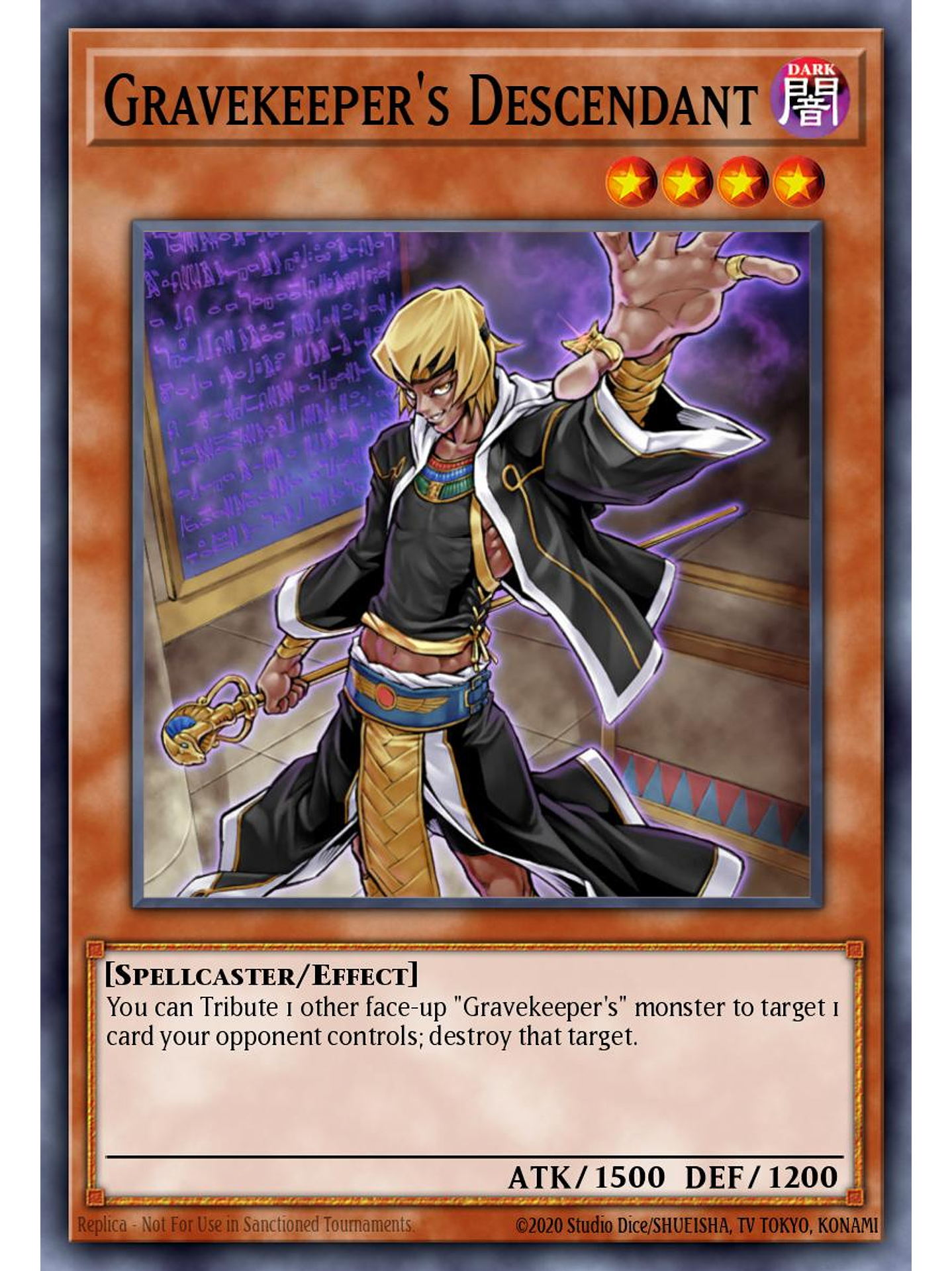 Gravekeeper's Descendant - SBC2-ENF11 - Prismatic Secret Rare 1st Edition 1