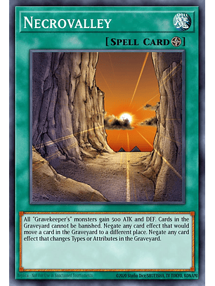 Necrovalley - SBC2-ENF14 - Prismatic Secret Rare 1st Edition