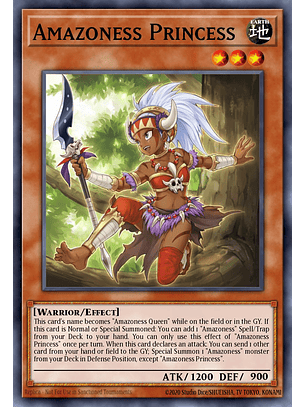 Amazoness Princess - SBC2-ENH09 - Prismatic Secret Rare 1st Edition