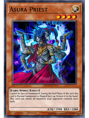 Asura Priest - SBC2-ENI05 - Prismatic Secret Rare 1st Edition