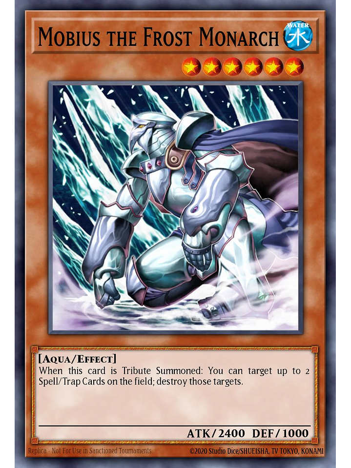 Mobius the Frost Monarch - SBC2-ENI21 - Prismatic Secret Rare 1st Edition 1