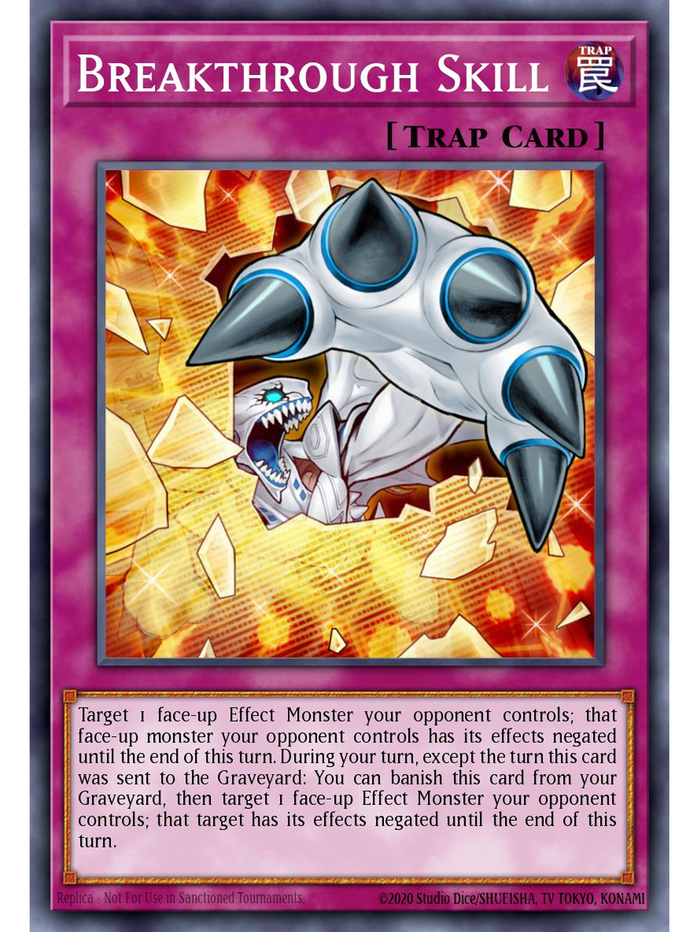 Breakthrough Skill - SBC2-ENI25 - Prismatic Secret Rare 1st Edition 1