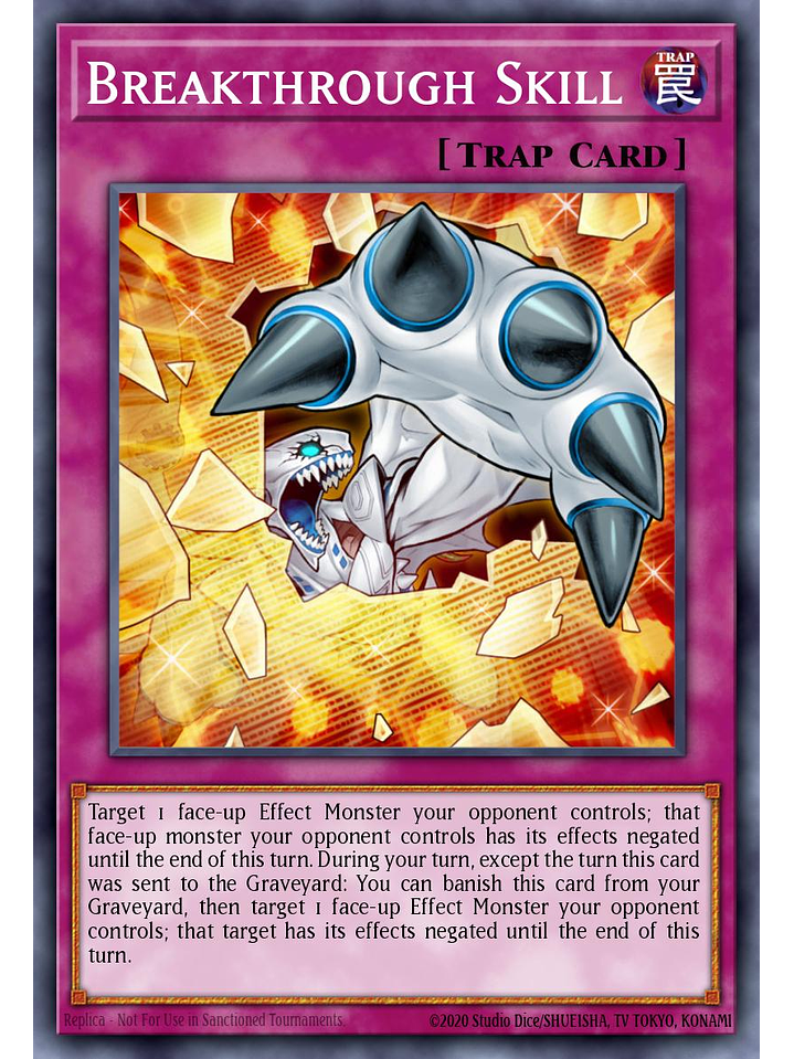 Breakthrough Skill - SBC2-ENI25 - Prismatic Secret Rare 1st Edition 1