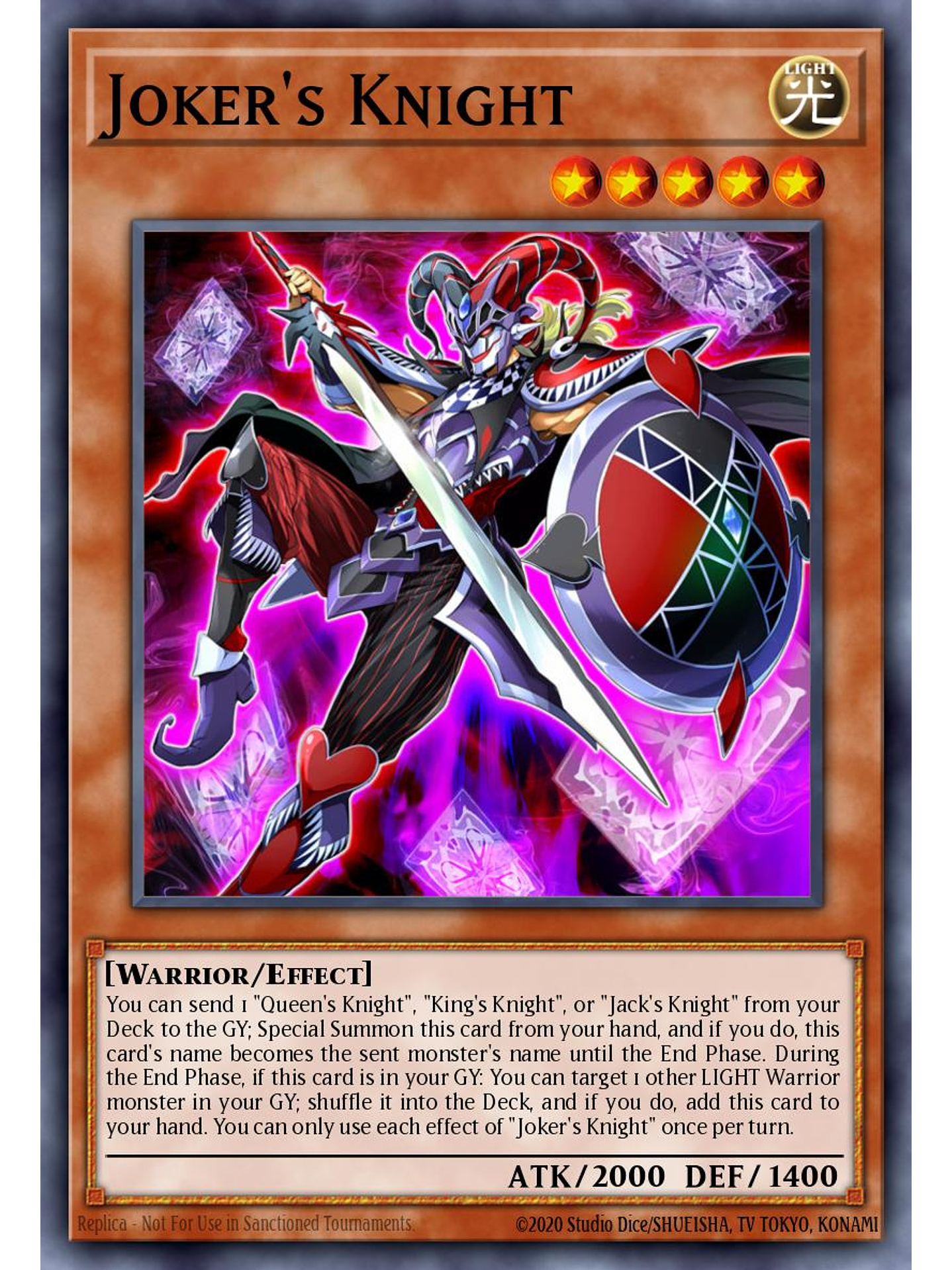 Joker's Knight - SBC2-ENA05 - Common 1st Edition 1