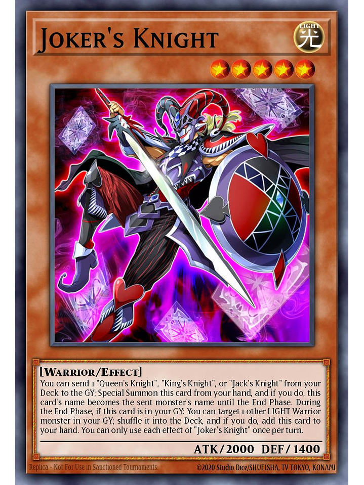 Joker's Knight - SBC2-ENA05 - Common 1st Edition 1