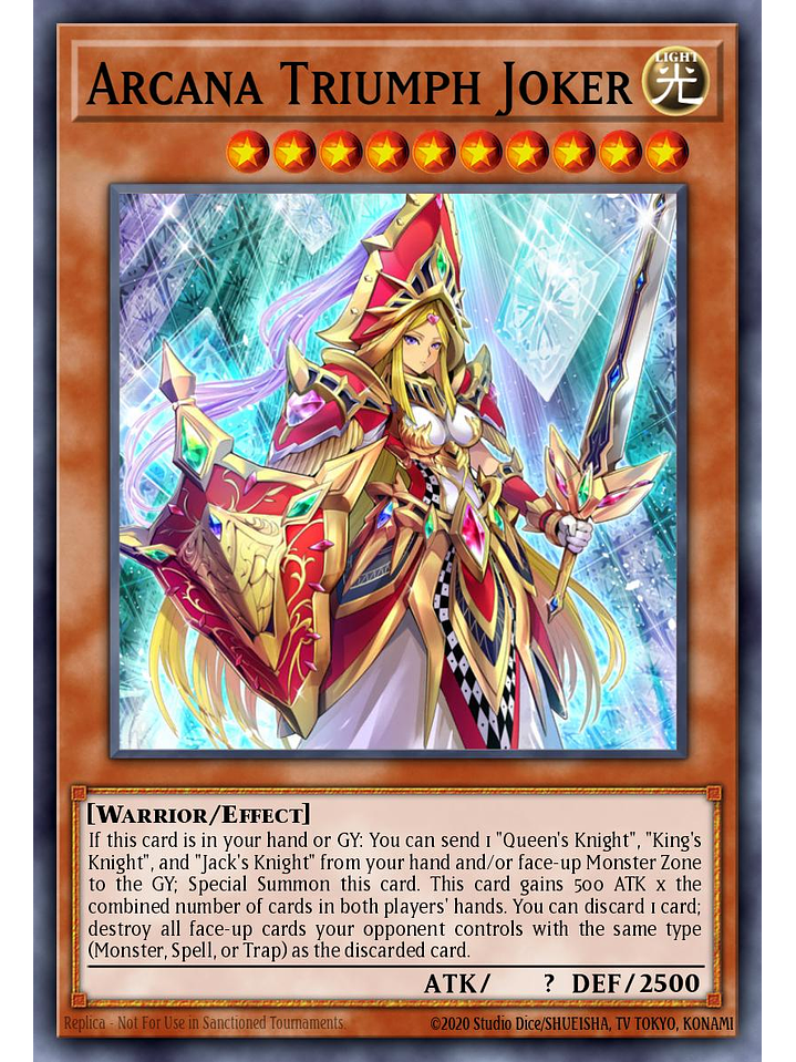 Arcana Triumph Joker - SBC2-ENA07 - Common 1st Edition 1