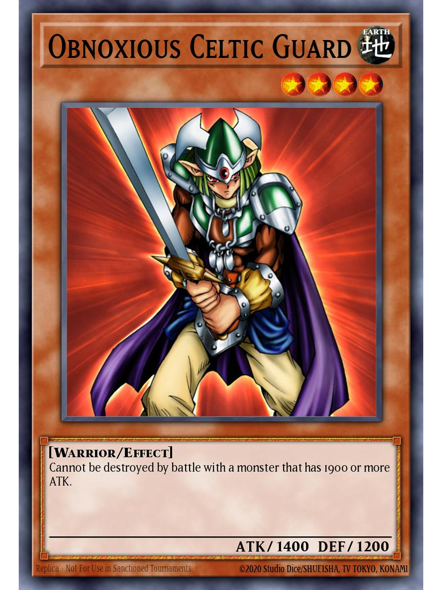 Obnoxious Celtic Guard - SBC2-ENA09 - Common 1st Edition 1