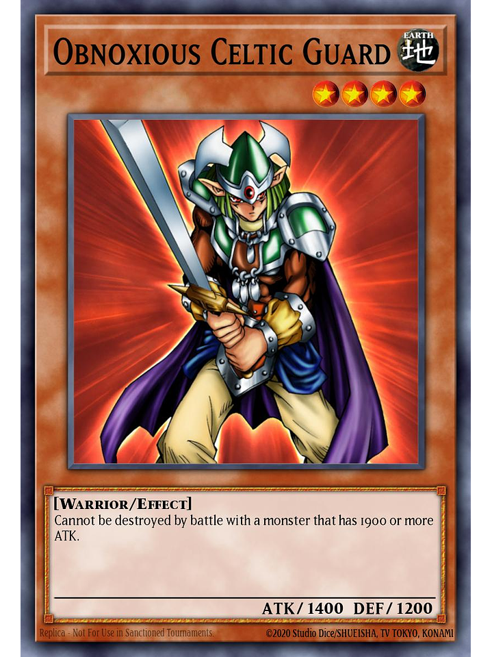 Obnoxious Celtic Guard - SBC2-ENA09 - Common 1st Edition 1